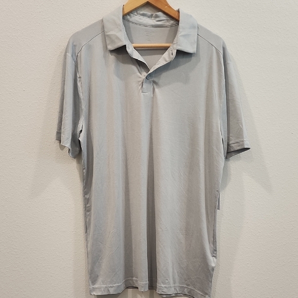 Old Navy Gray Classic Polo Shirt - Picture 1 of 8